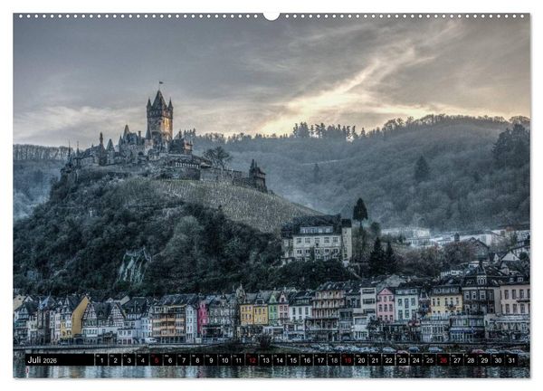 Produktbild: Mosel Impressionen Mystische Burgen und magische Orte (hochwertiger Premium Wandkalender 2026 DIN A2 quer), Kunstdruck in Hochglanz