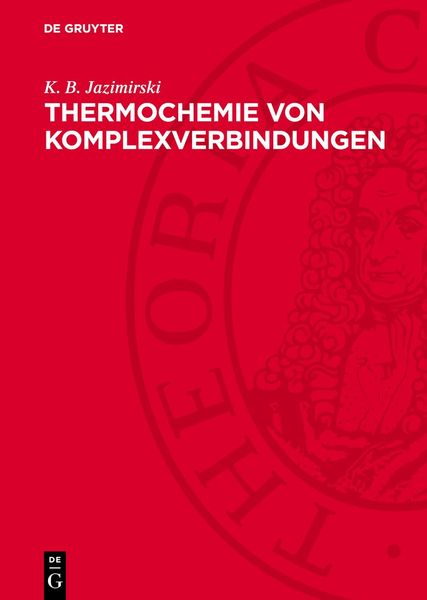 Produktbild: Thermochemie von Komplexverbindungen