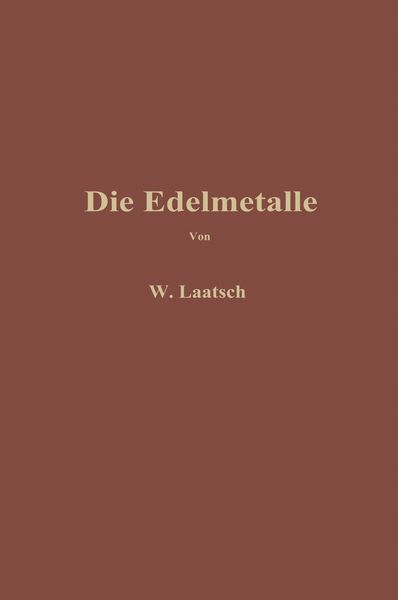 Produktbild: Die Edelmetalle