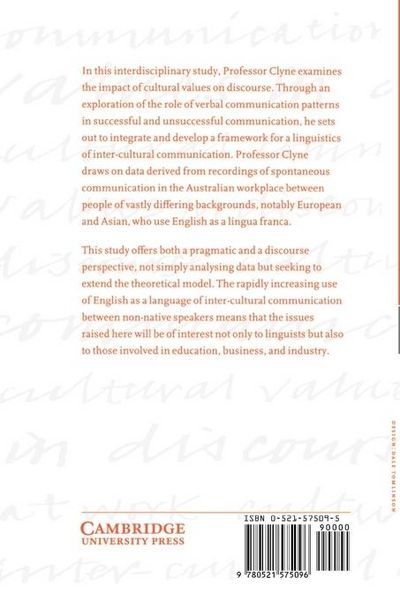 Produktbild: Inter-Cultural Communication at Work