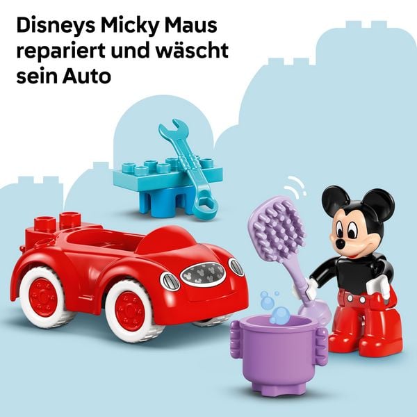 LEGO DUPLO | Disney Mickys Clubhaus und Auto - Lernspielzeug 10454