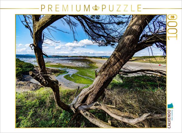 CALVENDO Puzzle Erleben Sie die Ruhe von Beg an Ty Garde, Plonévez-Porzay! | 1000 Teile Lege-Größe 64x48cm Foto-Puzzle für glückliche Stunden
