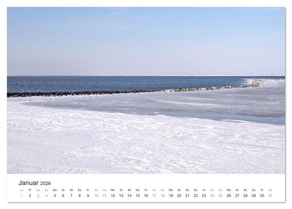 Produktbild: Hamburger Hallig - Der Weg ist das Ziel (Tischkalender 2026 DIN A5 quer), CALVENDO Monatskalender