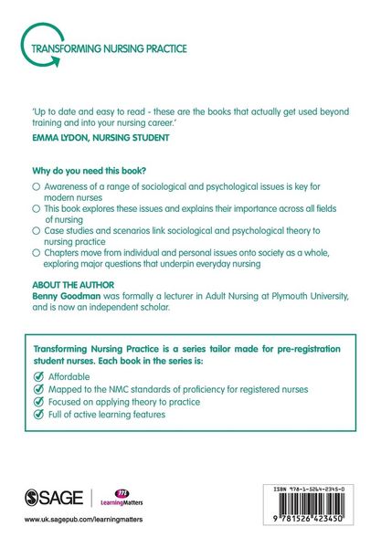 Produktbild: Psychology and Sociology in Nursing