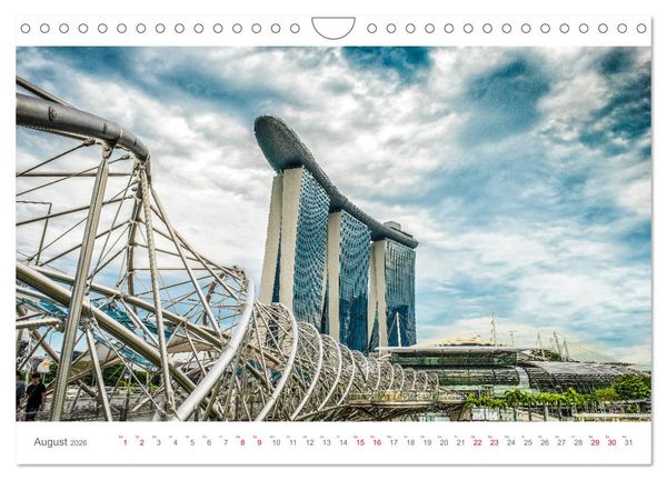 Produktbild: Singapur, Metropole in Asien (Wandkalender 2026 DIN A4 quer), CALVENDO Monatskalender