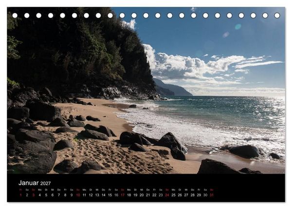 Produktbild: Hawaii - Kauai (Tischkalender 2027 DIN A5 quer), CALVENDO Monatskalender
