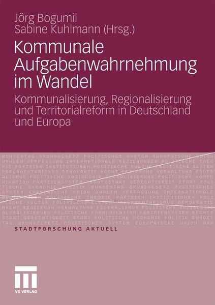 Produktbild: Kommunale Aufgabenwahrnehmung im Wandel