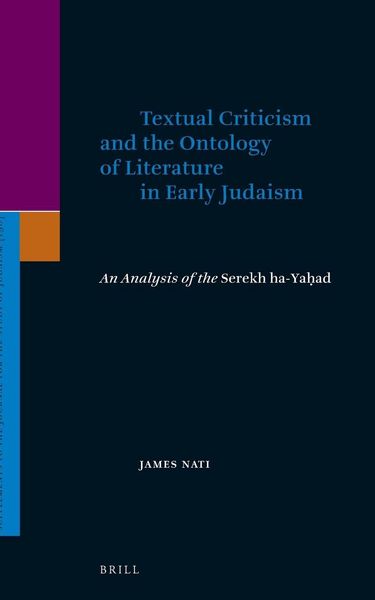 Produktbild: Textual Criticism and the Ontology of Literature in Early Judaism