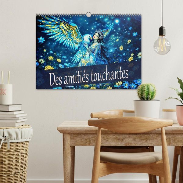 Produktbild: Des amiti&eacute;s touchantes (Calendrier mural 2026 DIN A3 vertical), CALVENDO calendrier mensuel