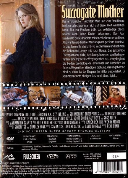 Produktbild: Surrogate Mother - Mediabook Wattiert - Limited Edition auf 122 St&uuml;ck - Back to the 90s (+ Bonus-DVD)