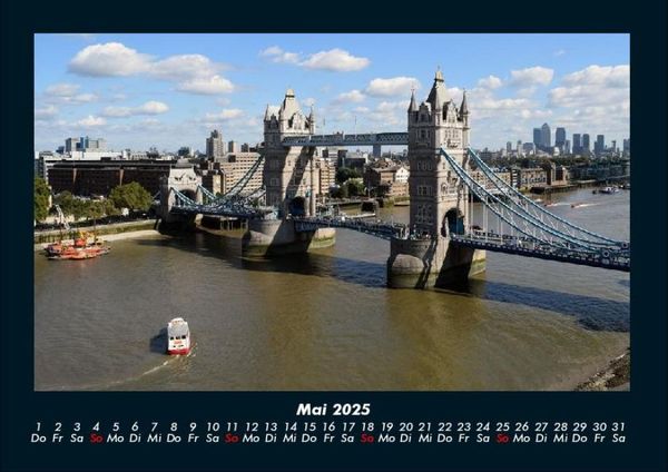 Produktbild: London 2025 Fotokalender DIN A4
