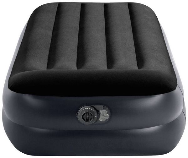 Produktbild: Intex 64122ND DuraBeam PillowRestRaised Luftbett (L x B x H) 191 x 99 x 42cm Schwarz