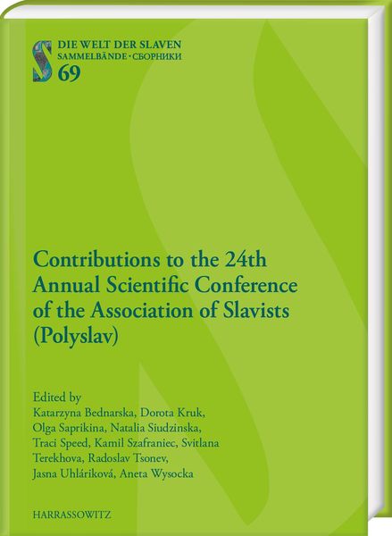 Produktbild: Contributions to the 24th Annual Scientific Conference of the Association of Slavists (Polyslav)