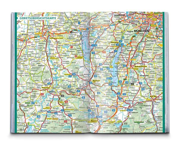 Produktbild: KOMPASS Wanderf&uuml;hrer Pfaffenwinkel, F&uuml;nfseenland, Starnberger See, Ammersee, 60 Touren