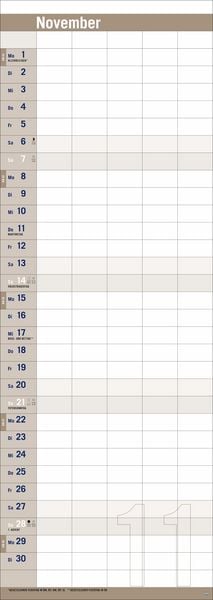 Produktbild: Allround-Familienplaner Vertical Kalender 2027