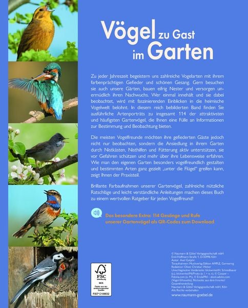 "Vögel zu Gast im Garten Beobachten, bestimmen, schützen." online kaufen