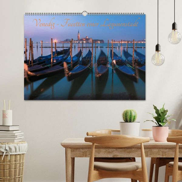 Produktbild: Venedig - Facetten einer Lagunenstadt (Wandkalender 2026 DIN A2 quer), CALVENDO Monatskalender