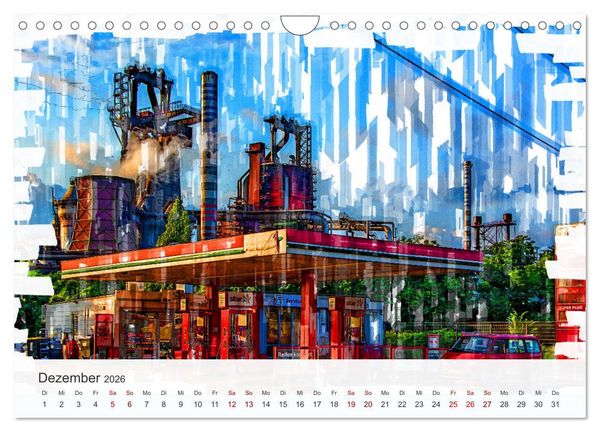 Produktbild: Ruhrpott Art (Wandkalender 2026 DIN A4 quer), CALVENDO Monatskalender