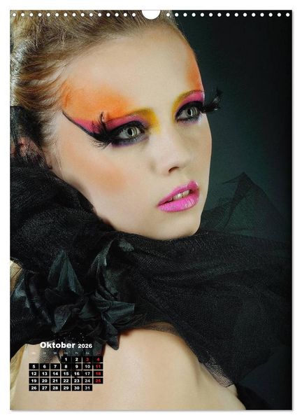 Produktbild: Extrem Make-Up Portraits (Wandkalender 2026 DIN A3 hoch), CALVENDO Monatskalender