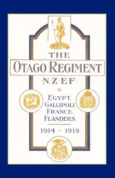 Produktbild: Official History of the Otago Regiment in the Great War 1914-1918