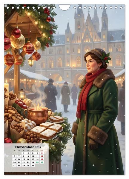 Produktbild: Marktfrauen durch die Jahrhunderte (Wandkalender 2027 DIN A4 hoch), CALVENDO Monatskalender