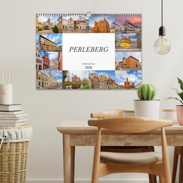 Produktbild: Perleberg Impressionen (Wandkalender 2026 DIN A3 quer), CALVENDO Monatskalender