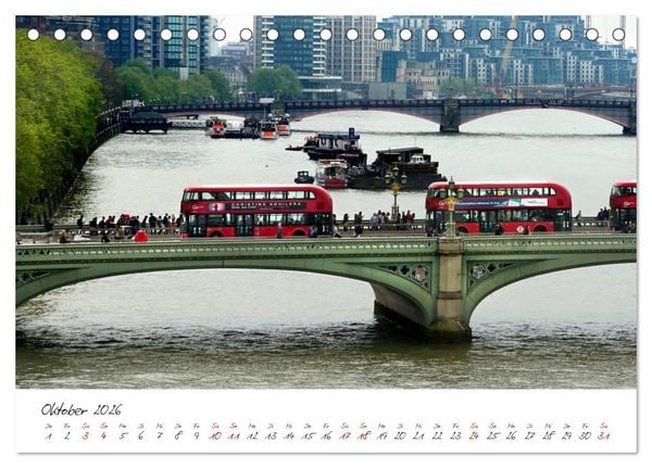 Produktbild: London - Metropole zwischen Tradition und Moderne (Tischkalender 2026 DIN A5 quer), CALVENDO Monatskalender