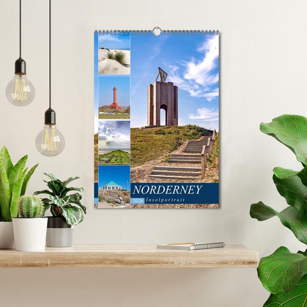 Produktbild: Norderney Inselportrait (Wandkalender 2026 DIN A3 hoch), CALVENDO Monatskalender