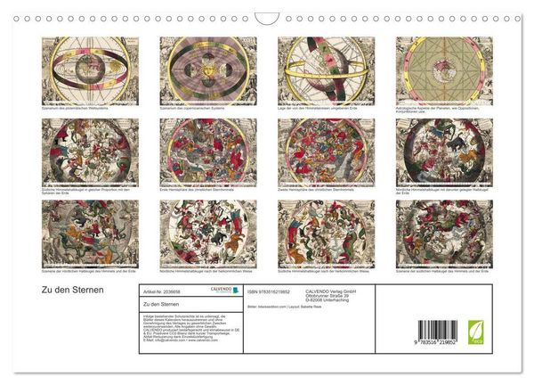 Produktbild: Zu den Sternen (Wandkalender 2026 DIN A3 quer), CALVENDO Monatskalender