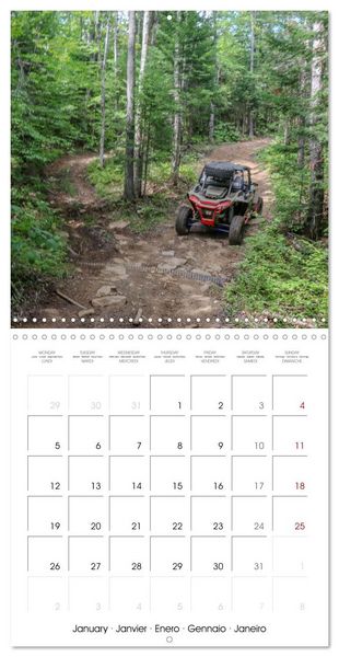 Produktbild: ATV/UTV Trail Riding in New England (Wall Calendar 2026 12 &times; 12 Inch) CALVENDO 12 Month Wall Calendar
