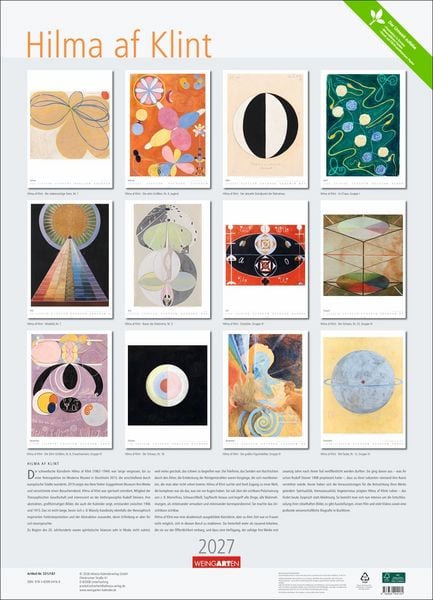 Produktbild: Hilma af Klint Kalender 2027