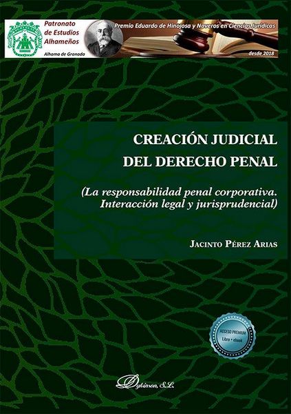 Produktbild: Creaci&oacute;n judicial del derecho penal