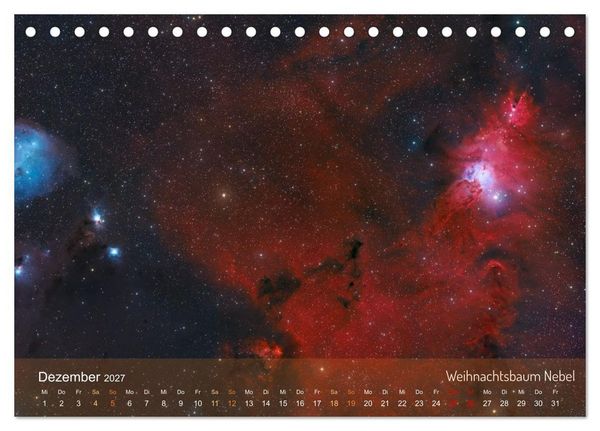 Produktbild: Deep Sky Kalender (Tischkalender 2027 DIN A5 quer), CALVENDO Monatskalender