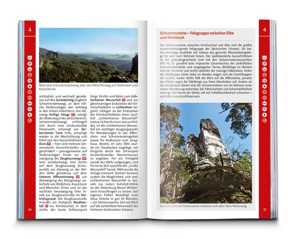 Produktbild: KOMPASS Wanderf&uuml;hrer Malerweg - Auf den Spuren der Romantiker durch die S&auml;chsische Schweiz, 18 Touren mit Extra-Tourenkarte