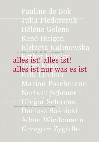 Produktbild: alles ist! alles ist! alles ist nur was es ist