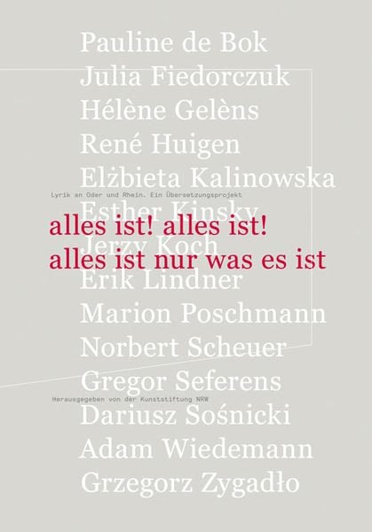 Produktbild: Alles ist! alles ist! alles ist nur was es ist
