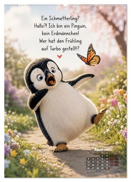 Produktbild: Oscar - Lachen ist die beste Jahreszeit (hochwertiger Premium Wandkalender 2027 DIN A2 hoch), Kunstdruck in Hochglanz