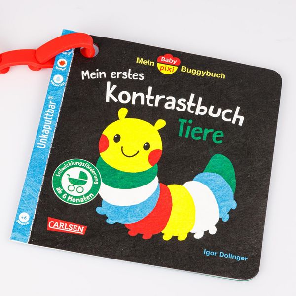 Produktbild: Baby Pixi (unkaputtbar) 163: Mein Baby-Pixi-Buggybuch: Mein erstes Kontrastbuch Tiere ab 6 Monaten