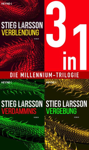Produktbild: Die Millennium-Saga 1-3: Verblendung / Verdammnis / Vergebung (3in1-Bundle)