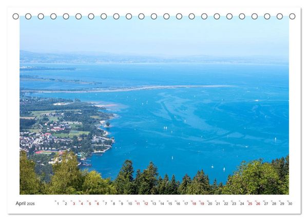 Produktbild: Bregenz am Bodensee (Tischkalender 2026 DIN A5 quer), CALVENDO Monatskalender