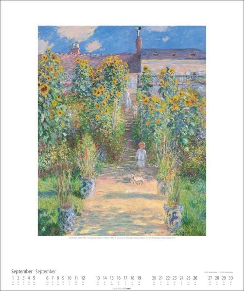 Produktbild: Claude Monet Im Garten Kalender 2027 - Im Garten