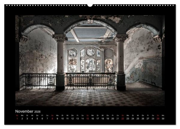Produktbild: Lost Places - vergessene orte vergessener glanz (hochwertiger Premium Wandkalender 2026 DIN A2 quer), Kunstdruck in Hochglanz