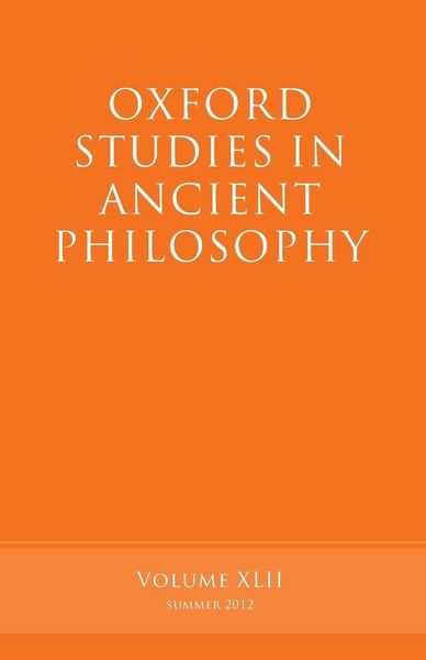 Produktbild: Oxford Studies in Ancient Philosophy