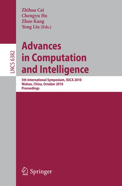 Produktbild: Advances in Computation and Intelligence