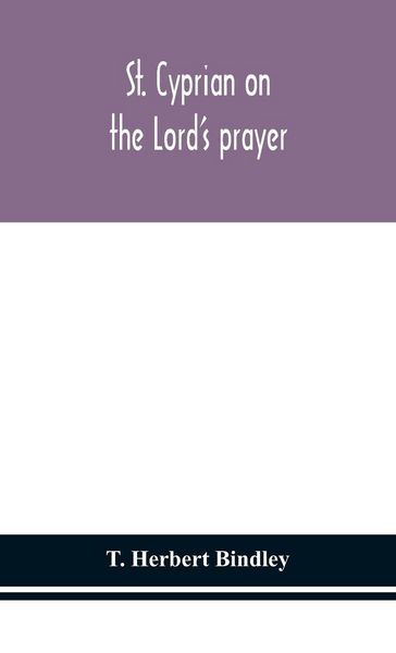 Produktbild: St. Cyprian On The Lord'S Prayer