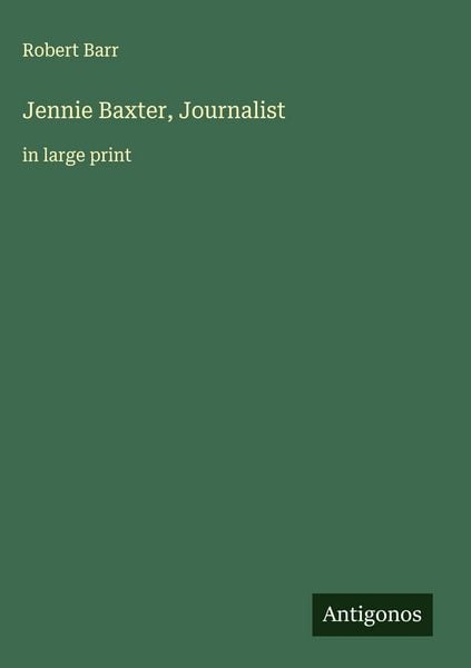 Produktbild: Jennie Baxter, Journalist