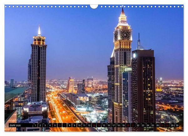 Produktbild: Dubai Highlights (Wandkalender 2026 DIN A3 quer), CALVENDO Monatskalender