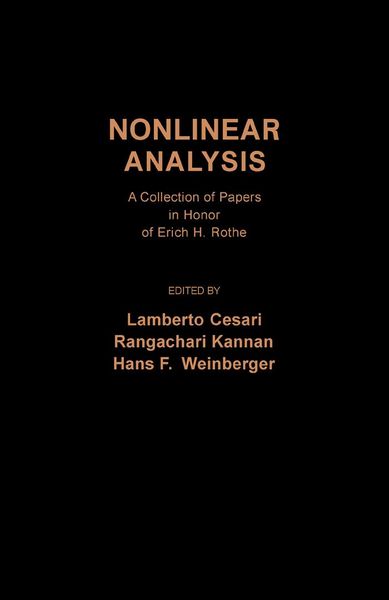 Produktbild: Nonlinear Analysis