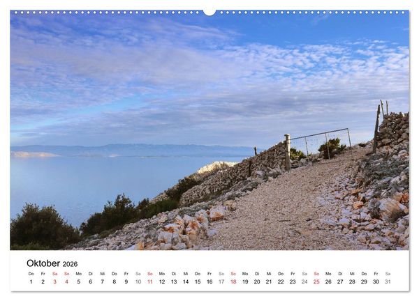 Produktbild: Kroatiens Inselzauber, Cres (hochwertiger Premium Wandkalender 2026 DIN A2 quer), Kunstdruck in Hochglanz