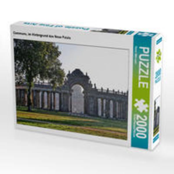 CALVENDO Puzzle Communs, im Hintergrund das Neue Palais | 2000 Teile Lege-Größe 90x67cm Foto-Puzzle für glückliche Stunden